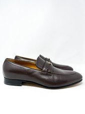 Gucci Men s Interlocking G Apron Toe Loafers Brown 12 UK / 12.5 US $990
