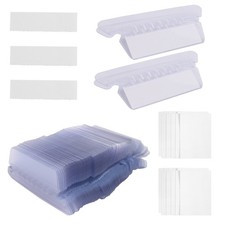 File Folder Tabs, 100 Sets Hanging File Folder Labels 2Inch Plastic Tabs2810