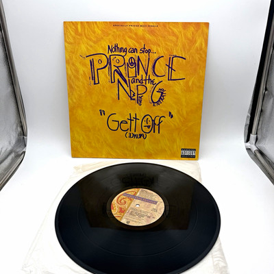 Prince and the N.P.G. Gett Off 12'' Black Vinyl Maxi-Single Paisley Park 0-40138