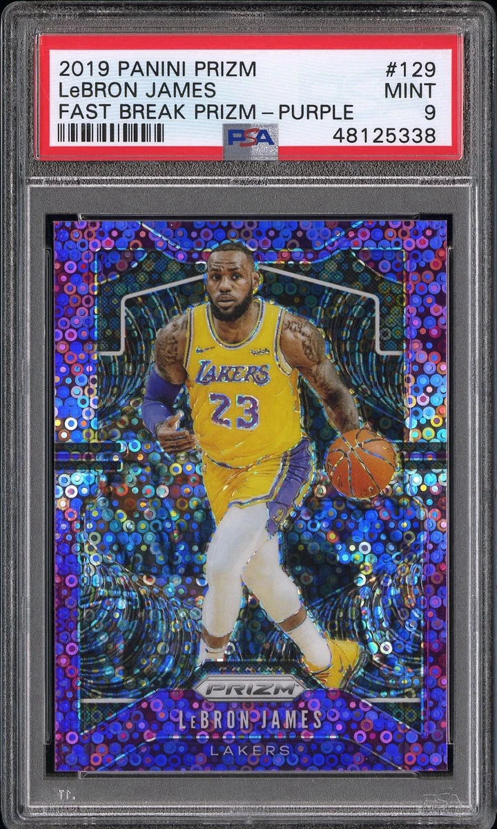 LeBron James Basketball Trading Cards 2019-20 Panini Prizm Set
