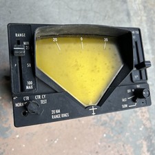 Vintage Military KING RADAR INDICATOR KI 240 KWX40 066-3026-00 Aviation
