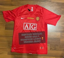 CRISTIANO RONALDO SIGNED MANCHESTER UNITED CL WINNERS 2008 JERSEY BECKETT COA