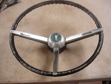 1967 1968 Pontiac Gto Lemans Tempest Firebird Black Steering Wheel Assembly Oem