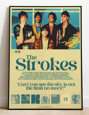 The Strokes Album Cover Poster 24x36 Indie Music Wall Art Unframed