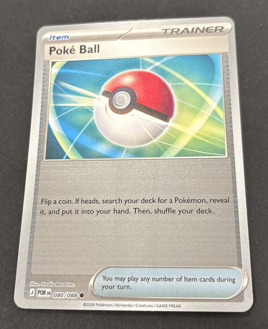 Poke Ball 080/088 Common Perfect Order Pokemon Reverse Holo Near Mint