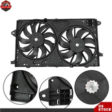 Radiator Condenser Fan Assembly For cadillac xts 14-20 chevrolet impala 14-17