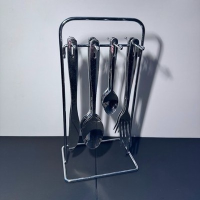 Berghoff Rostfrei Edelstahl Flatware Stainless 18-0 Counter Top Stand Rack 17 pc