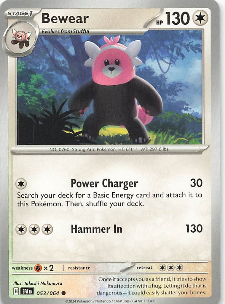 Bewear Common SV: Shrouded Fable 053/064 NM