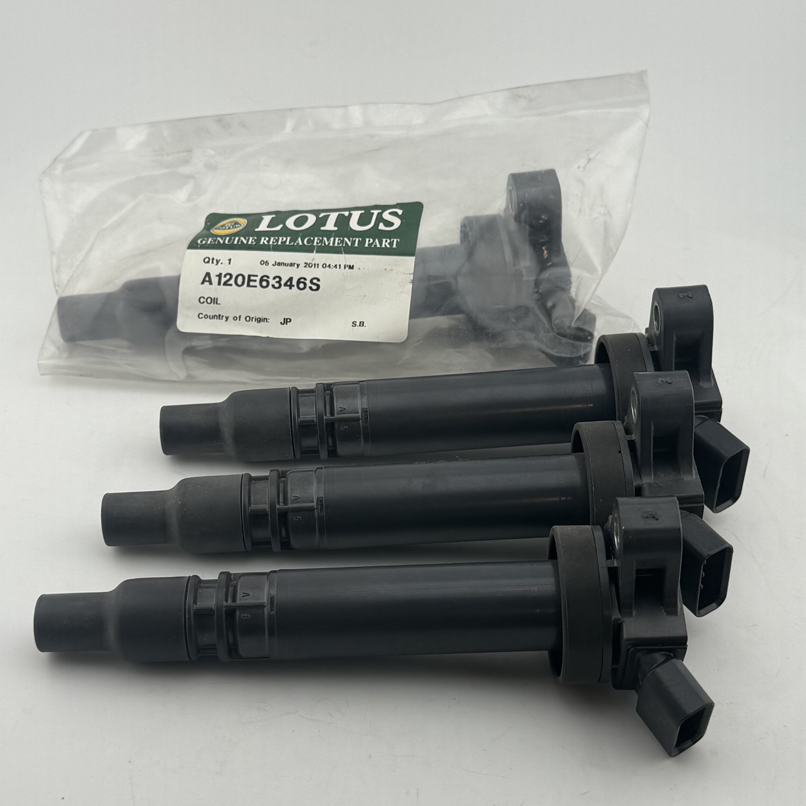 Genuine OEM Lotus Elise Exige 2ZZ Ignition Coil Set of 4 A120E6346s