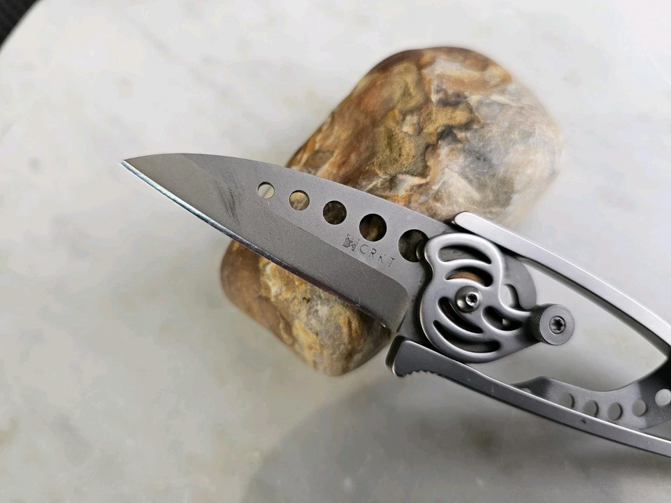 Columbia River CRKT 5102N Ed Van Hoy Snap Lock Folding Knife 2.554" Plain Blade, - Image 3 of 4