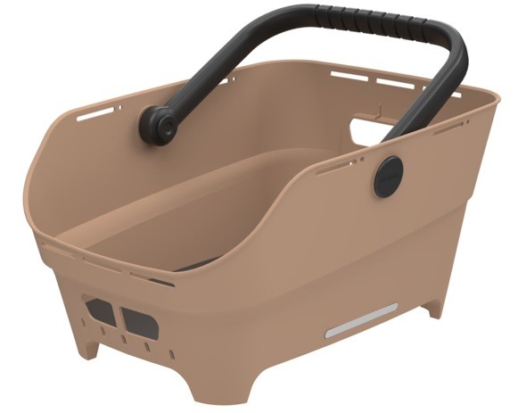 Hinterrad-Fahrradkorb Basil Cento Neo Mik 46 X 23 X 14 Cm - Sandfarben-image