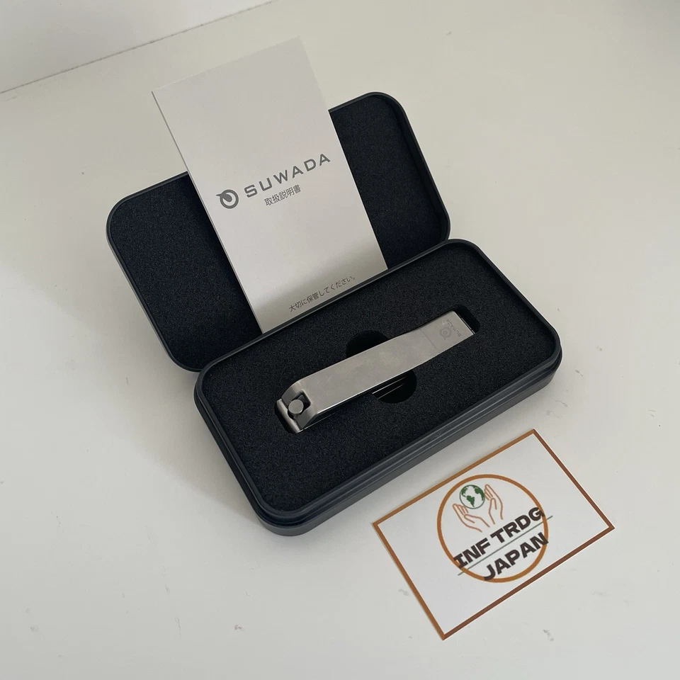 Cortaúñas SUWADA Alta Calidad Plegable Tipo 75mm con Estuche Hecho en JAPÓN NUEVO Foto 2 de 4