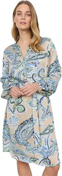 Soyaconcept Damen Kleid Dress Dorina Langarm Mehrfarbig Gr.S Neu-image