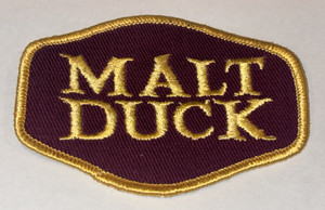 Vintage Malt Duck Beer Advertising Patch