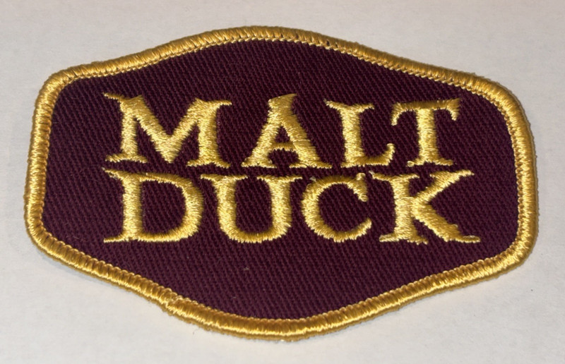 Vintage Malt Duck Beer Advertising Patch