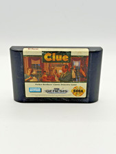 Clue Sega Genesis Game Cartridge Only Tested Working Parker Brothers