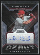 Rafael Marchan 2022 Panini Prizm Debut Signatures Auto A #DS-RM Philadelphia