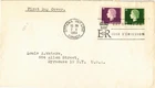 Dr Jim Stamps Canada Queen Elizabeth Ii 1963 Cameo Issue 2V First Day Cover