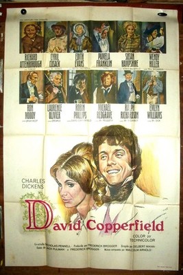 DAVID COPPERFIELD ! orig1SH movie poster 1970 RICHARD ATTENBOROUGH ! DICKENS