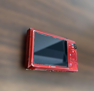 Canon IXY 410F/PowerShot ELPH 300 HS/IXUS 220 HS Red w/Battery