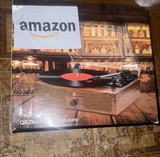 UDREAMER UD001 TURNTABLE SYSTEM, BLUETOOTH IN, USB IN, Small Scratch On Box