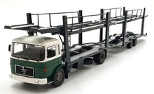 Ixo Models Maßstab 1:43 TTR027 - MAN Autotransporter mit Anhänger 1970 grün/schwarz