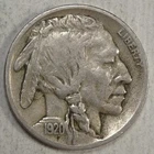 1920-D Buffalo Nickel, Very Fine+, Complete Horn   0804-03