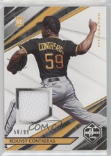 2022 Panini Chronicles Limited Swatches Blue 58/99 Roansy Contreras #LS-RC 0p1q
