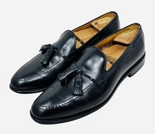 Allen Edmonds GRAYSON Black Leather Tassel Loafers Mens Sz 11 C
