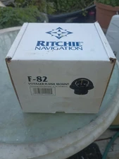 Ritchie Compass, Flush Mount, 3" Dial, Black F-82 New In Box