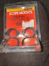 Millett  1" See Thru Scope Ring Mounts for Mossberg 835 Shotgun Black