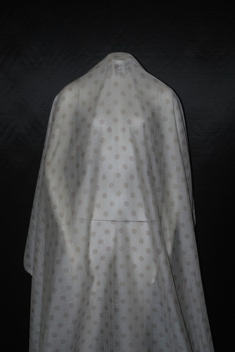 Tencel Chiffon yoryu Woven Fabric Ecofriendly Beautiful Polka dots 3/4" Natural - Picture 7 of 11