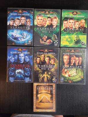 STARGATE SG-1 COMPLETE SEASONS 1 - 6 DVD MULTI DISC SETS + THE MOVIE EXTENDED VG