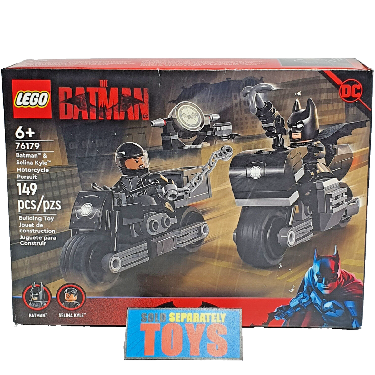 Lego The BATMAN SELINA KYLE MOTORCYCLE PURSUIT building toys 149