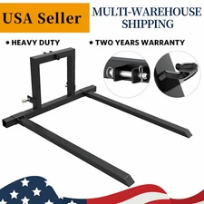 3 Point Hitch Pallet Fork 1500 lbs Adjustable Attachments for Category 1 Tractor