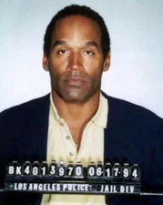 OJ Simpson Jail Mug Shot 8x10 Picture Celebrity Print