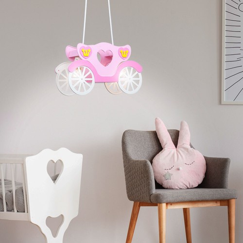 LED Decken Kinder Leuchte Biene Auto Kutsche Piratenschiff RGB Fernbedienung - Bild 9 von 15