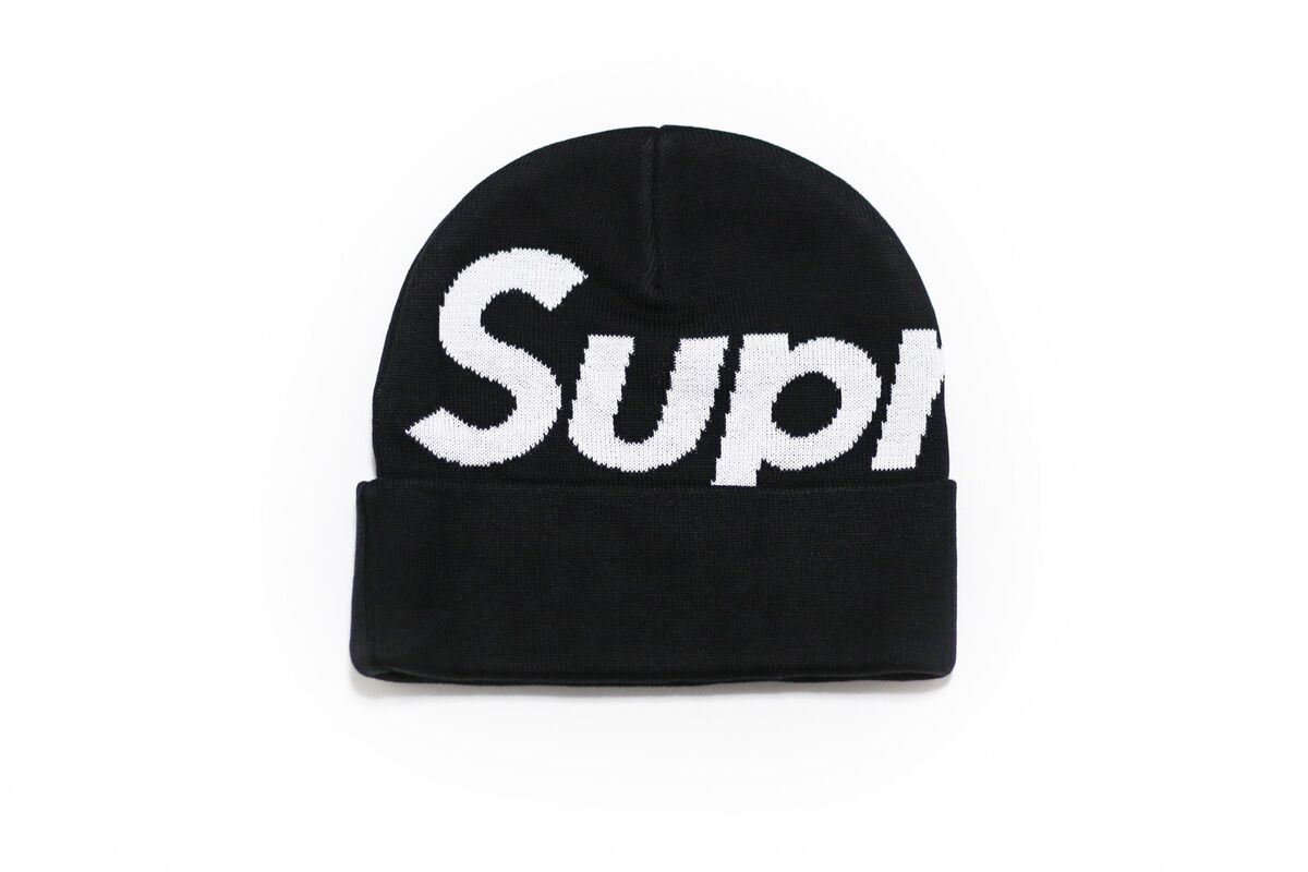 Supreme Big Logo Beanie Black FW23 NYC | eBay Supreme Big Logo Beanie Black FW23 NYC | eBay