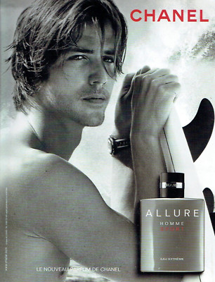 Werbung Advertising 1223 2012 Chanel Parfum Allure Herren Sport Surf