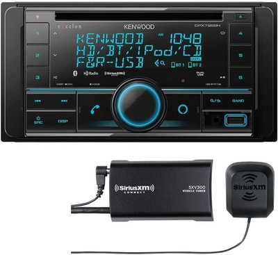 Kenwood DPX795-SXM Set of DPX795BH Media Receiver Plus SXV300V1 Vehicle Tuner