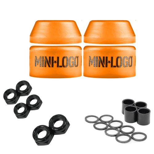 Mini Logo Skateboard Bushings with Dime Bag Axle, Kingpin Nuts and Speed Kit - Picture 8 of 19