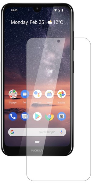 Schutzfolie FüR Nokia 3.2 Anti-Shock Klar 9H Display Folie Dipos Glass-image