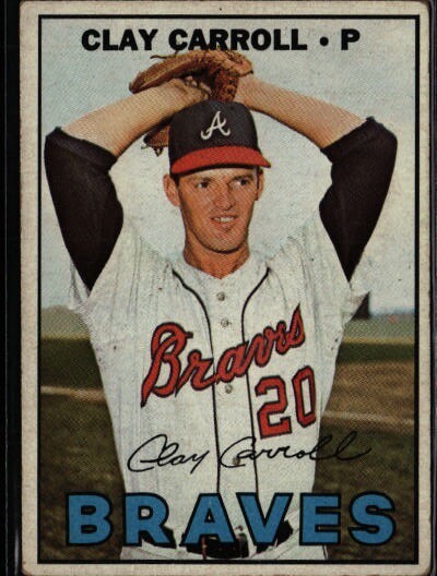 1967 Topps #219 Clay Carroll I080
