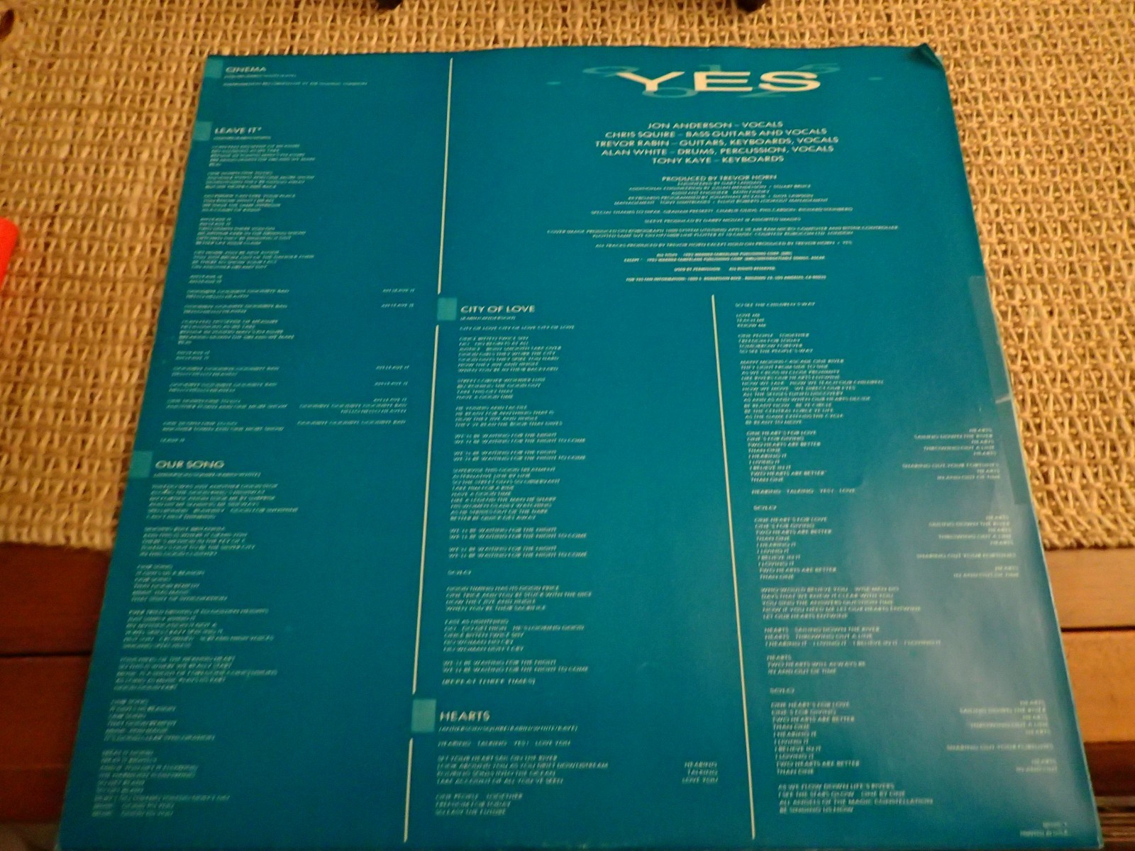 YES 90125 VINYL 1983 ATCO RECORDS LP 90125 1 EBay