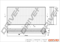 Dr!ve+ DP1110.12.0189 Innenraumfilter Aktivkohle FüR CitroËN Fiat Peugeot Toyota