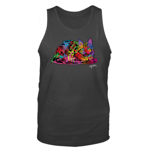 Katze Lüge Tiere Haustier lustiger Witz Humor humorvolle Grafik Neuheit Tanktop - Bild 3 von 8