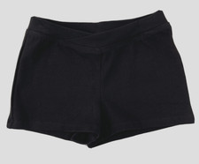 NWT BLOCH Black dance shorts Girls V-front Cheer Dance Booty Dancewear Sz 8 - 10