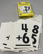 Golden Step Ahead Addition Flash Cards 1989 Complete Good Math Free Shipping