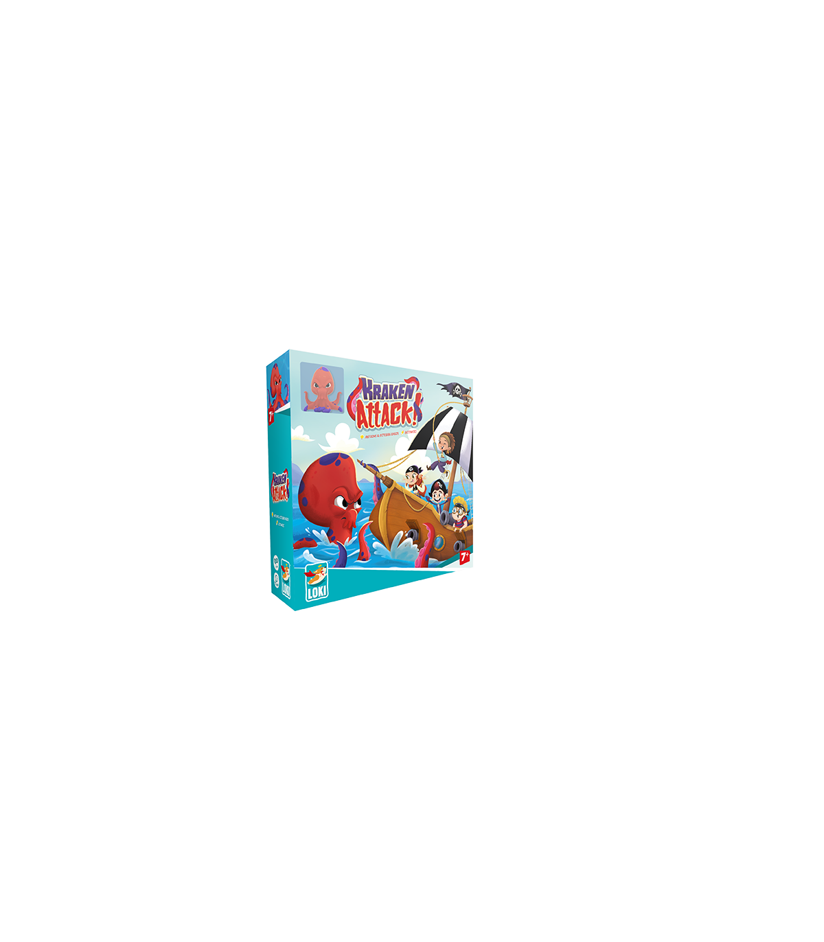 Kraken Attack - Gioco da Tavolo Cooperativo per Famiglie | Avventura nei Mari |