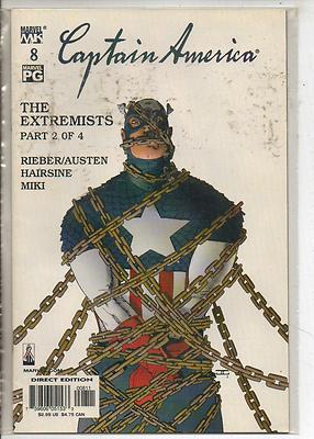 Marvel Comics Captain America Vol 4 #8 March 2003 NM